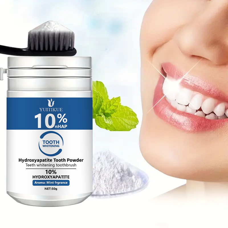 Teeth Whitening From Home - ผงขัดฟัน YUTIKUE 10% nHAP 50 กรัม