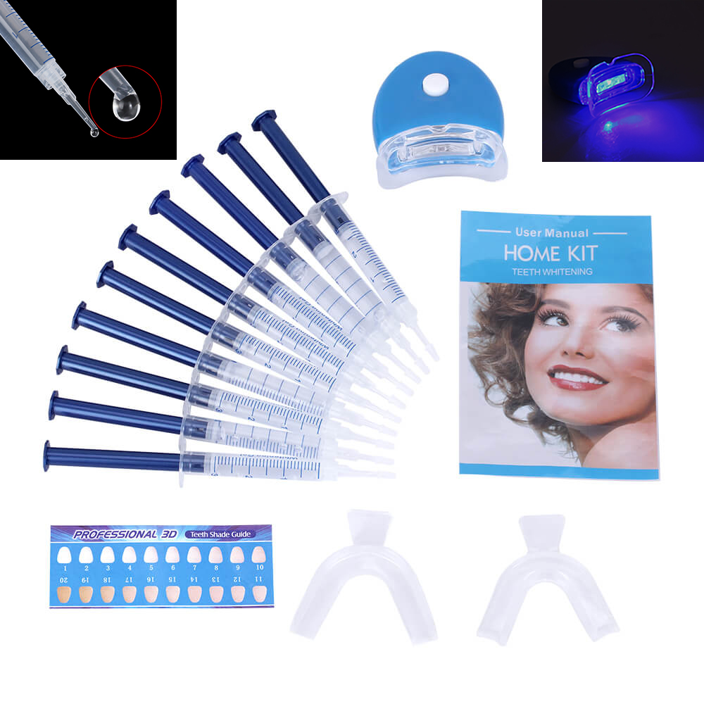 Teeth Whitening Led Kit - 1 ชุดฟันไวท์เทนนิ่ง 44% เปอร์ออกไซด์ทันตกรรม Bleaching System