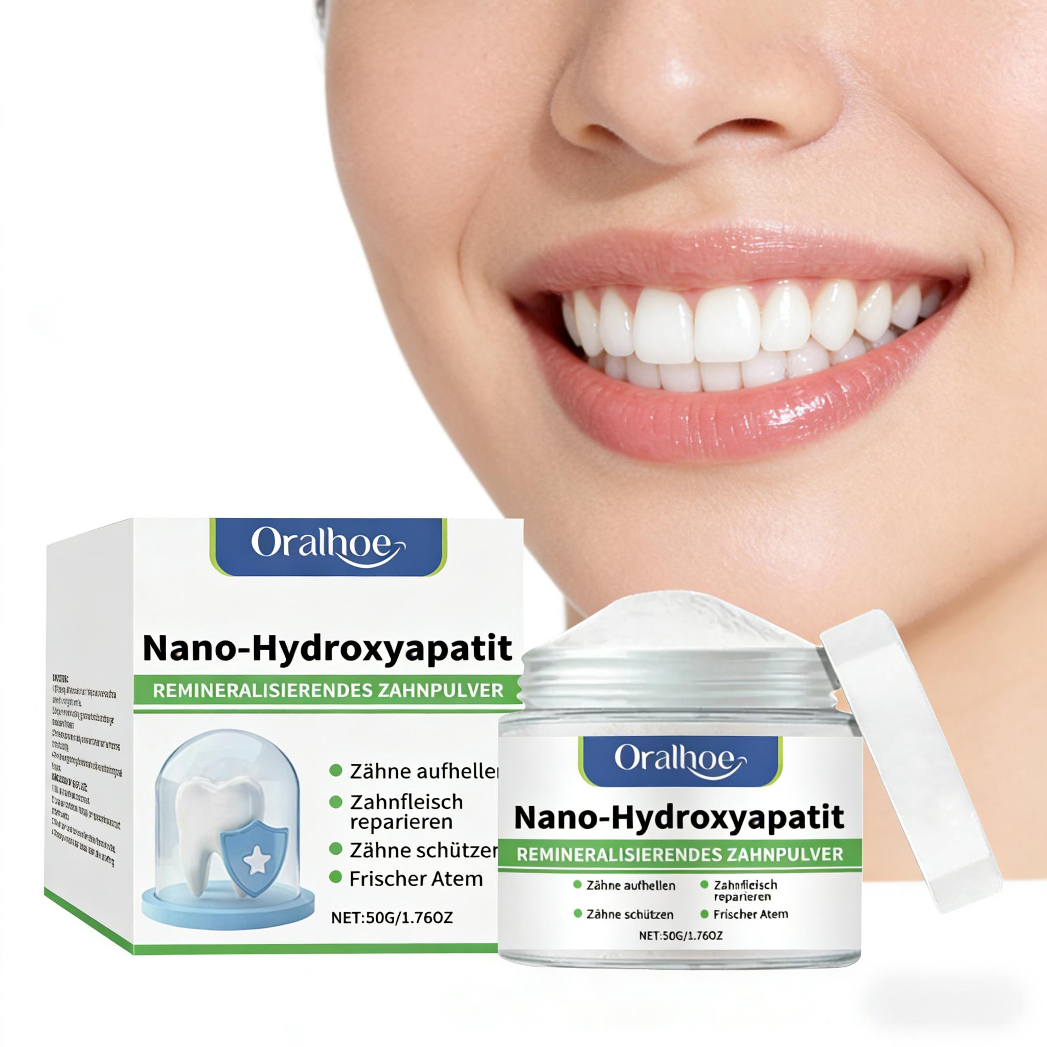 Teeth Whitening From Home - ผงฟอกสีฟัน Oralhoe ทำความสะอาดคราบพลัค คราบเหลือง ขจัดคราบเหลือง ฟันขาวสดใส