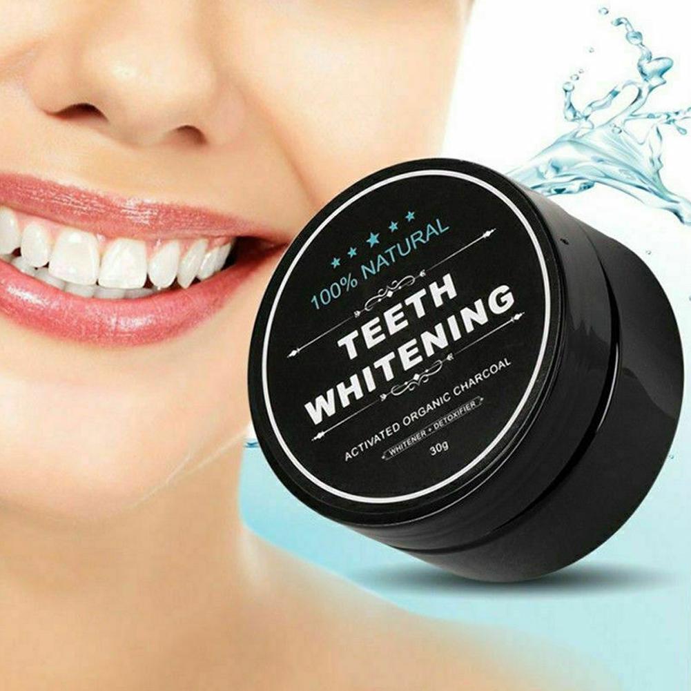 Whitening Powder Activated - ผงฟอกสีฟัน 30 กรัม ถ่านดูแลช่องปาก ทำความสะอาดฟันด้วยถ่านธรรมชาติ ถ่านที่มีประสิทธิภาพ