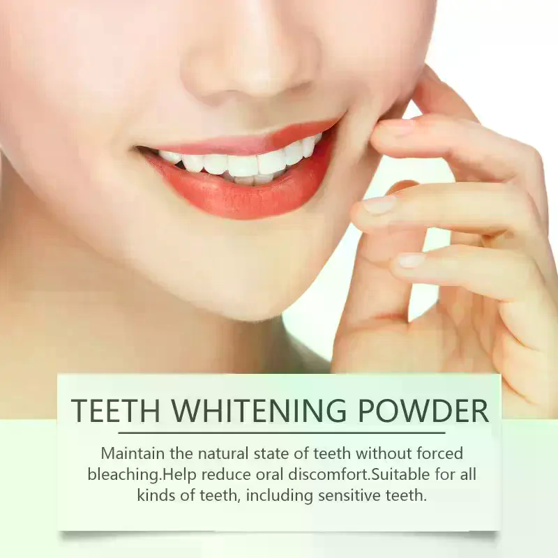 Teeth Whitening Naturally - 15 กรัม ผงฟอกสีฟัน ขจัดกลิ่นไม่พึงประสงค์ ดูแลสุขภาพช่องปาก ลดอาการไม่สบายในช่องปาก