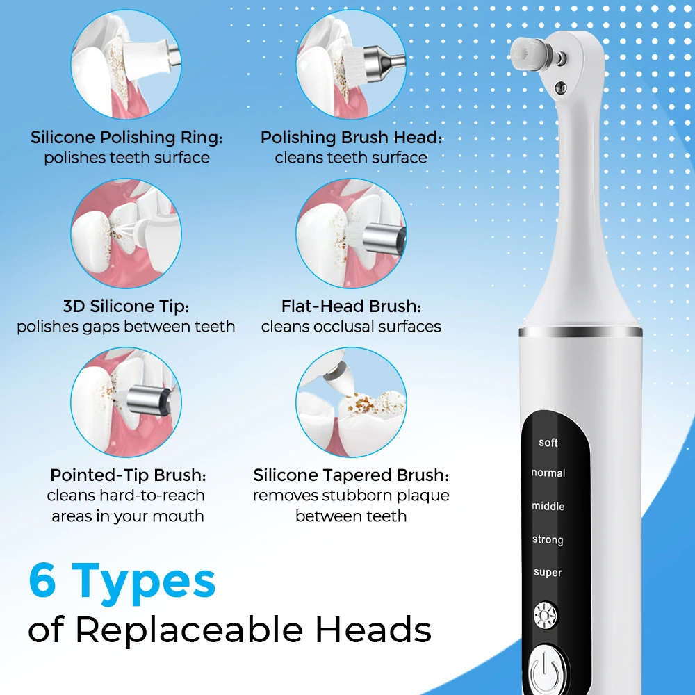 เครื่องขัดฟันไฟฟ้า ขจัดคราบหิน - Teeth Whitening Led Kit บทวิจารณ์และราคา