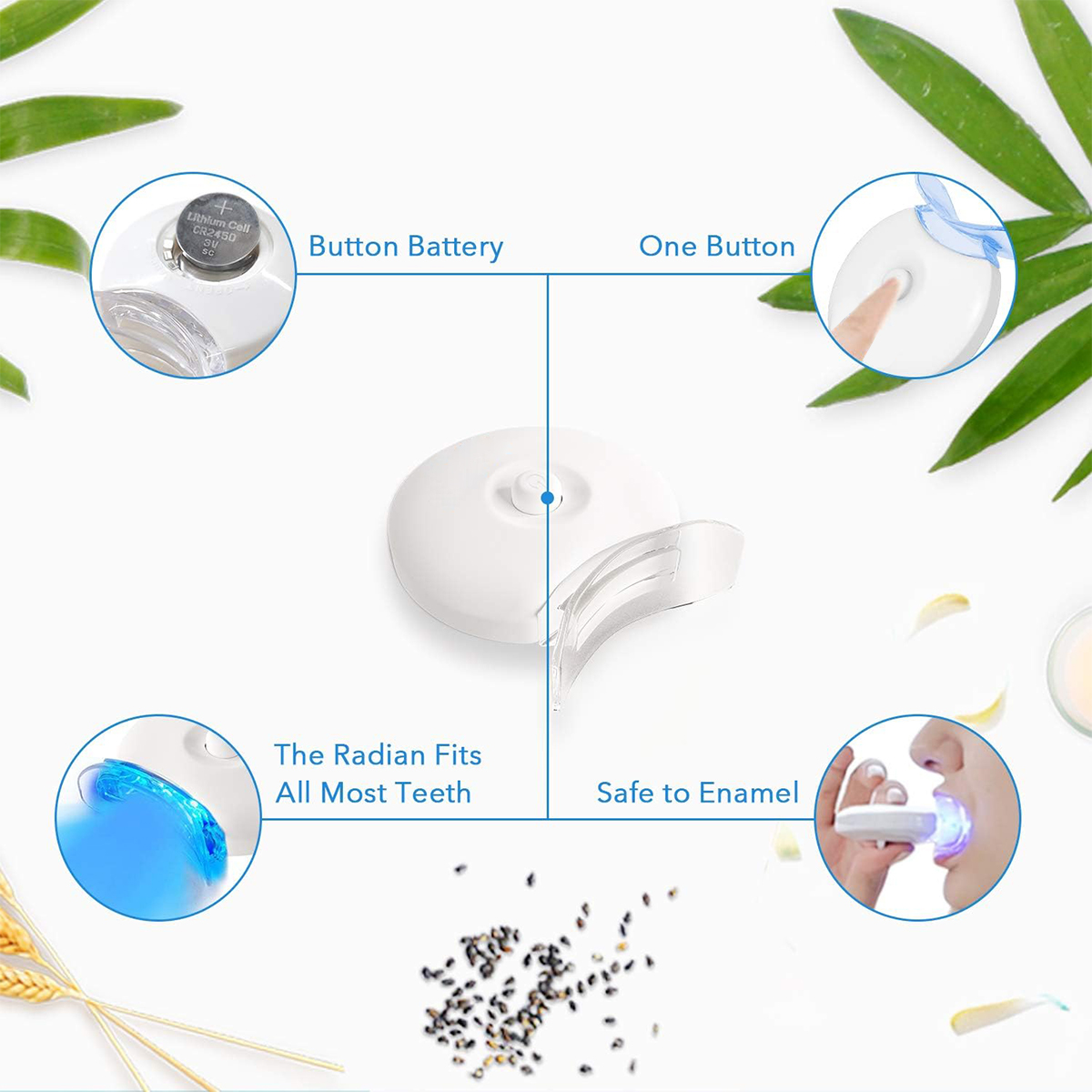 ชุดฟอกสีฟัน - เครื่องฟอกสีฟันไ - Teeth Whitening Led Kit บทวิจารณ์และราคา