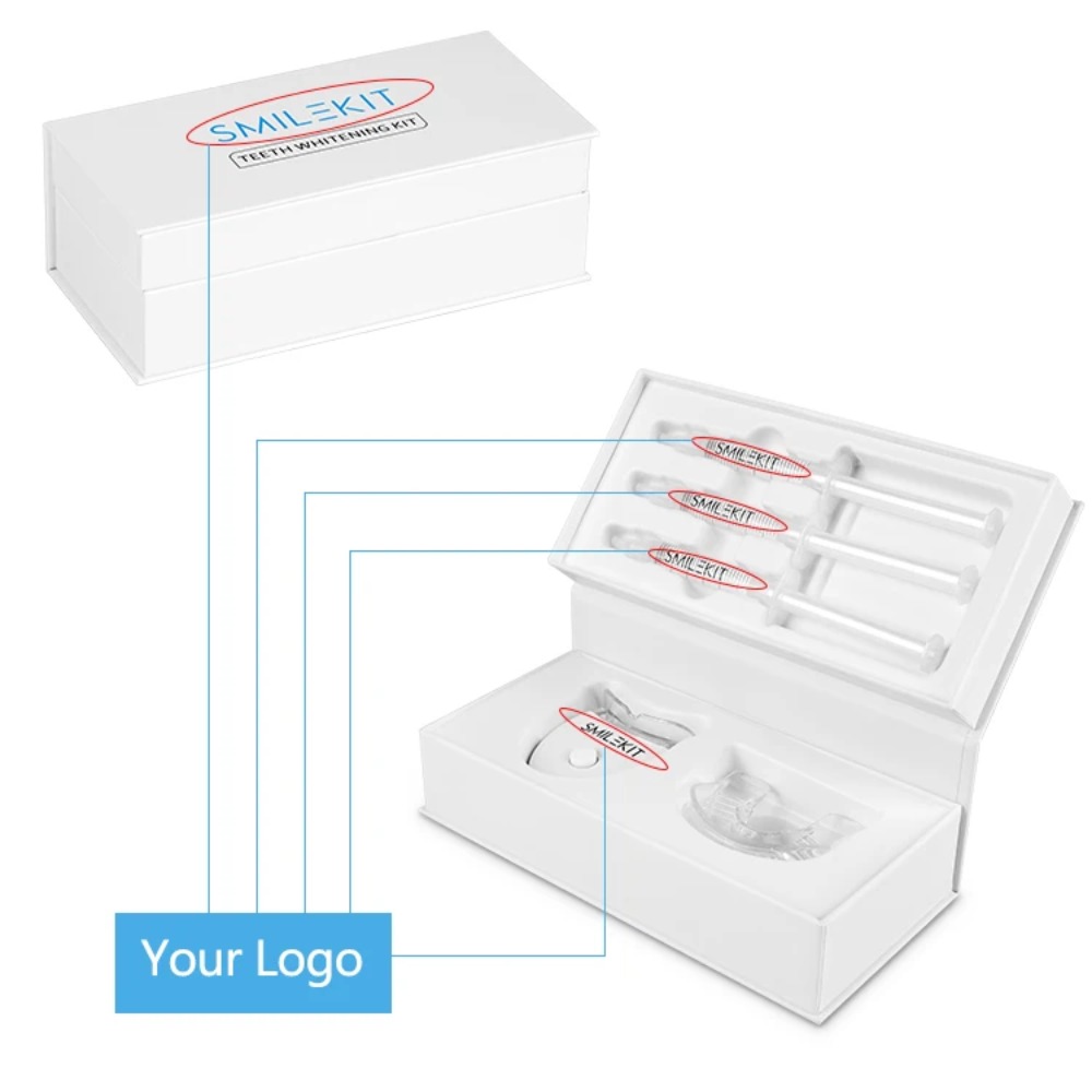 เครื่องฟอกฟันขาวแบบพกพา LED ชุ - Teeth Whitening Led Kit บทวิจารณ์และราคา