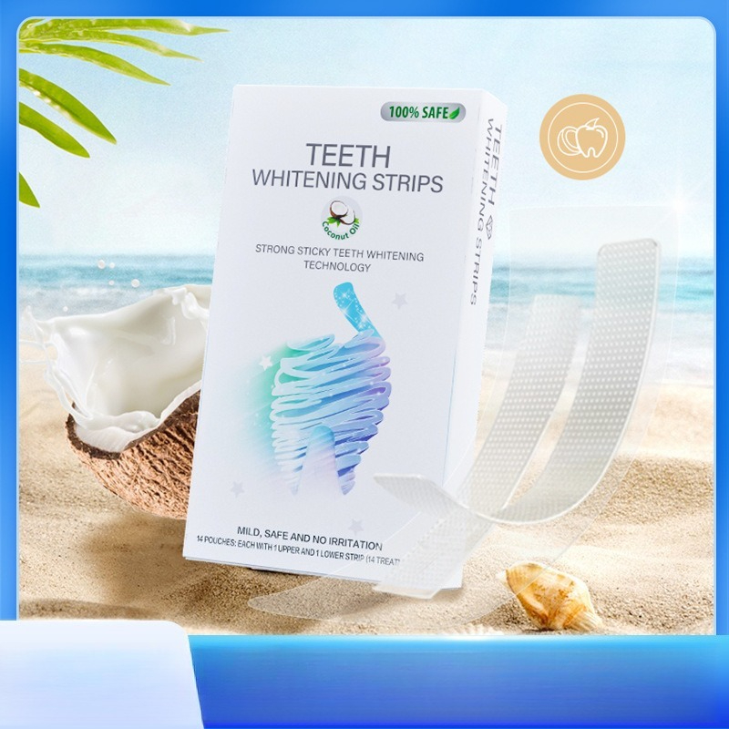 แผ่นแปะฟอกฟันขาว 6D น้ำมันมะพร - Teeth Whitening With Coconut Oil บทวิจารณ์และราคา