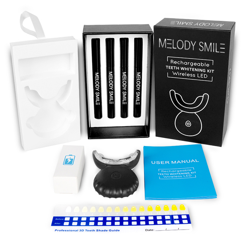 ชุดฟอกสีฟันด้วยแสงสีฟ้า LED ไร - Teeth Whitening Led Kit บทวิจารณ์และราคา