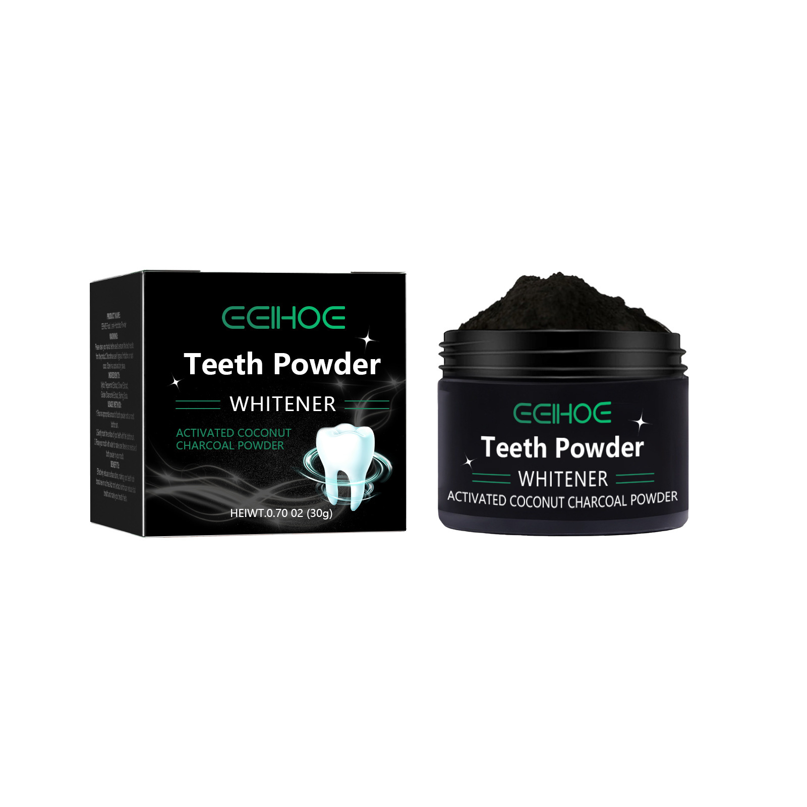 EELHOE ผงถ่านสําหรับผลิตภัณฑ์ฟ - Whitening Powder Activated บทวิจารณ์และราคา