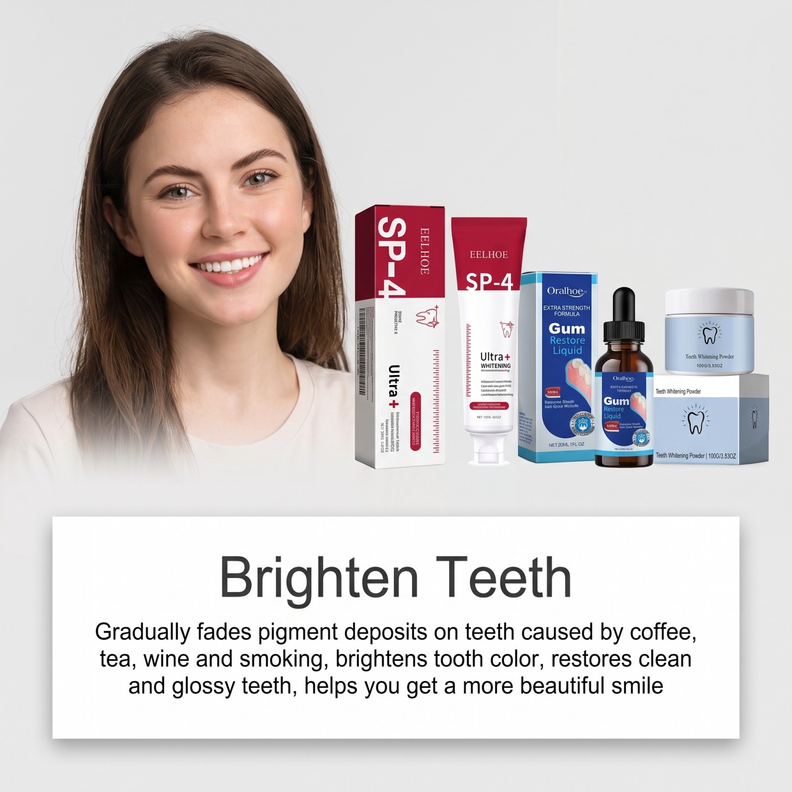 ชุดดูแลช่องปาก คอมโบเซ็ต ยาสีฟ - Teeth Whitening From Home บทวิจารณ์และราคา