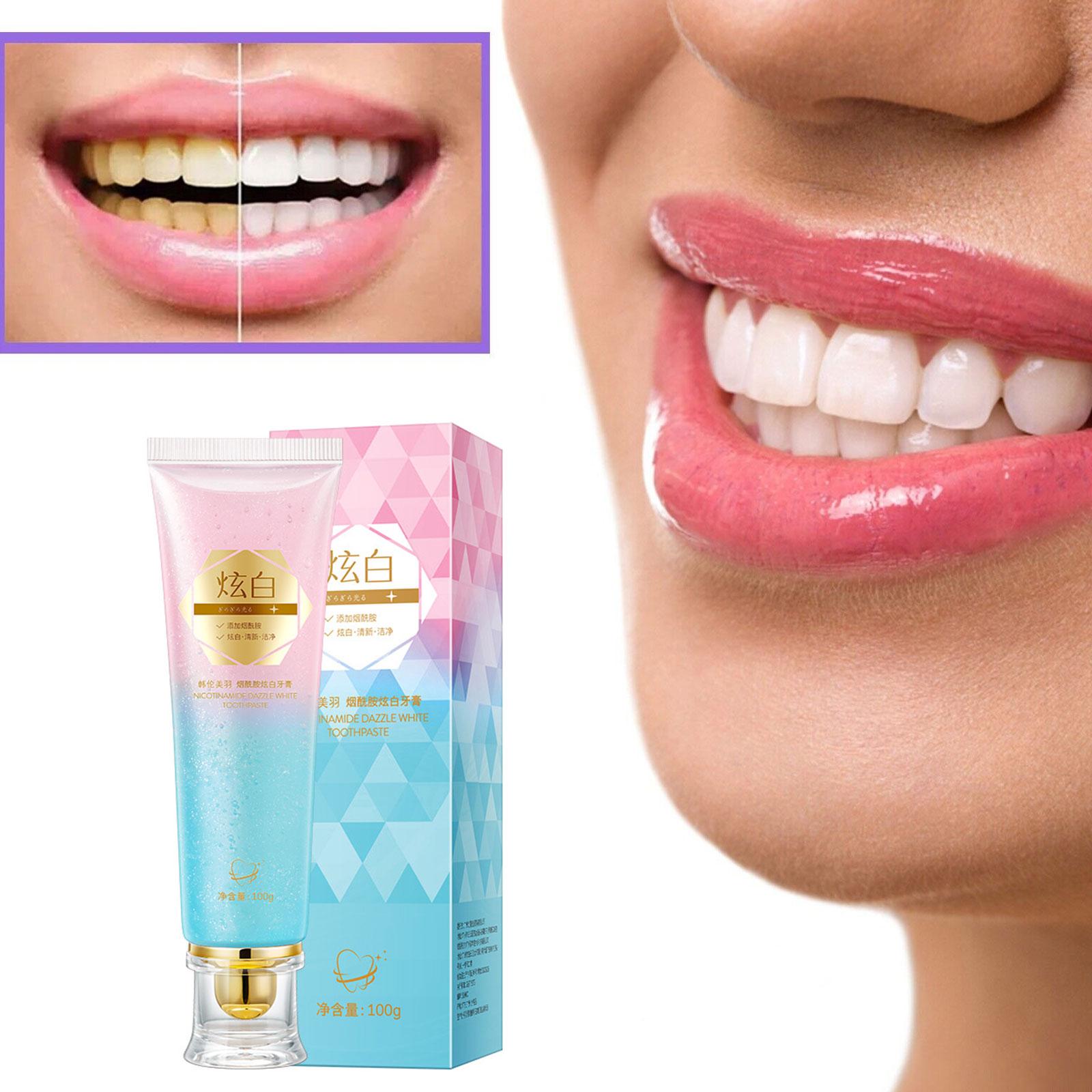 Niacinamide ยาสีฟันไวท์เทนนิ่ง - Teeth Whitening Toothpaste บทวิจารณ์และราคา