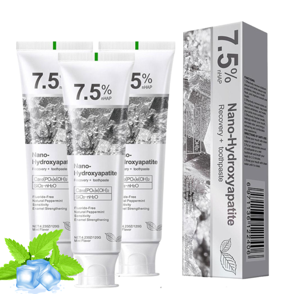 ยาสีฟันนาโนไฮดรอกซีอะพาไทต์ 7. - Teeth Whitening Toothpaste บทวิจารณ์และราคา