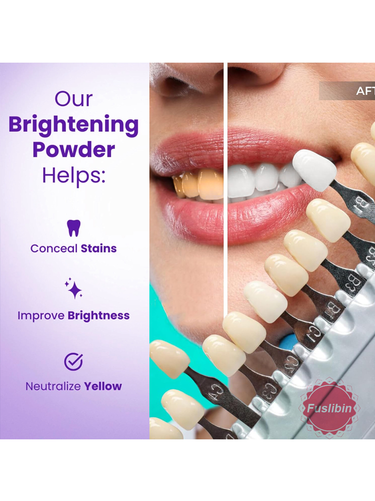 ผงฟอกสีฟันถ่านกัมมันต์กลอรี่สไ - Whitening Powder Activated บทวิจารณ์และราคา