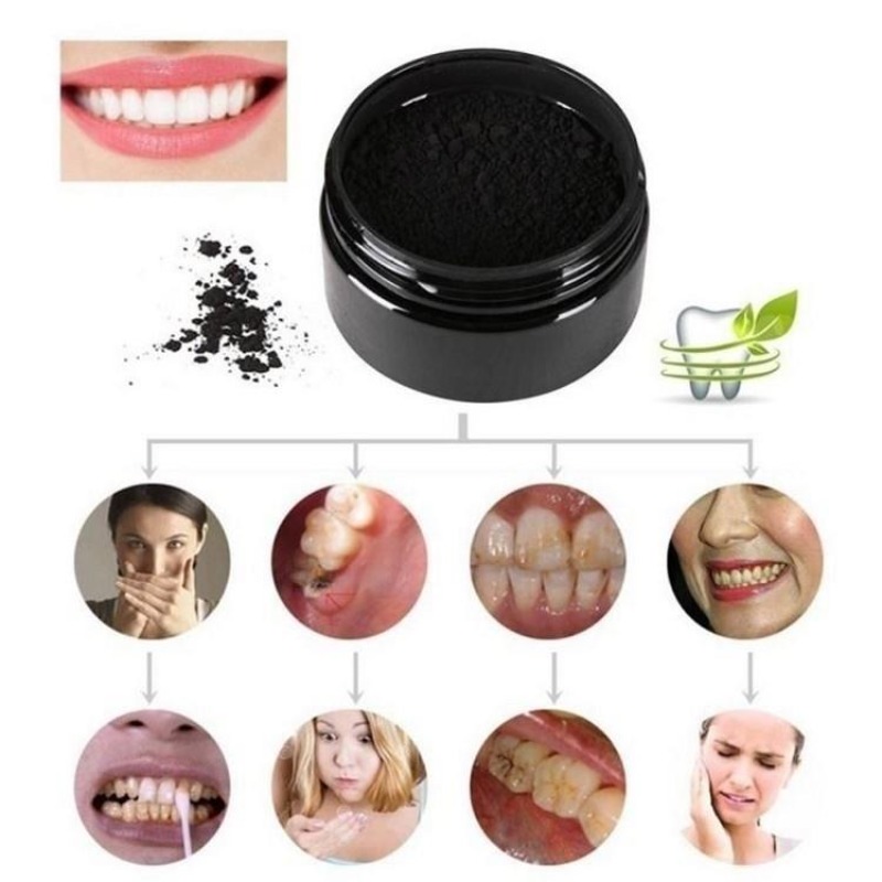 ผงฟอกสีฟันถ่านกัมมันต์ 1 กล่อง - Whitening Powder Activated บทวิจารณ์และราคา