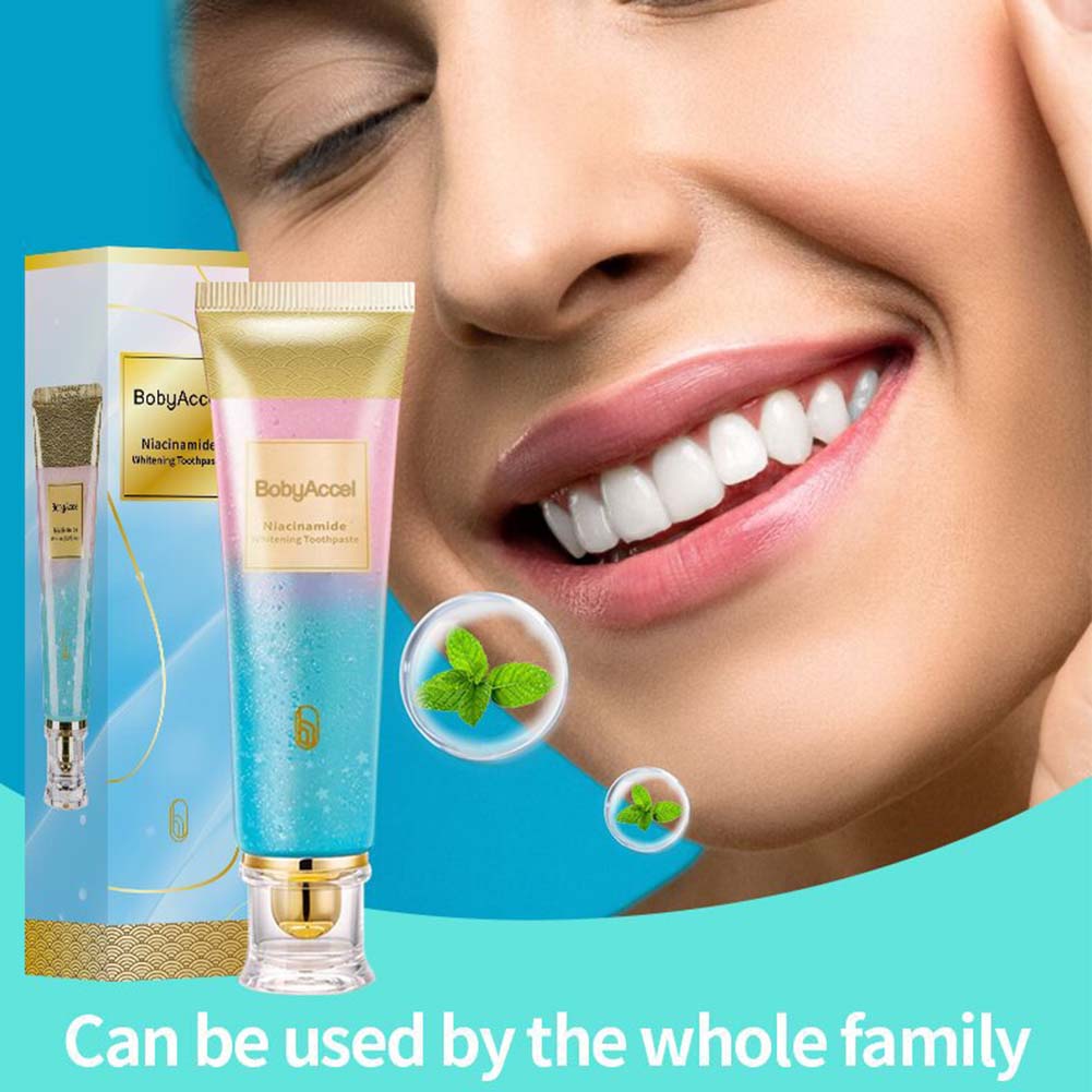 ยาสีฟันไวท์เทนนิ่งไนอาซินาไมด์ - Teeth Whitening Toothpaste บทวิจารณ์และราคา