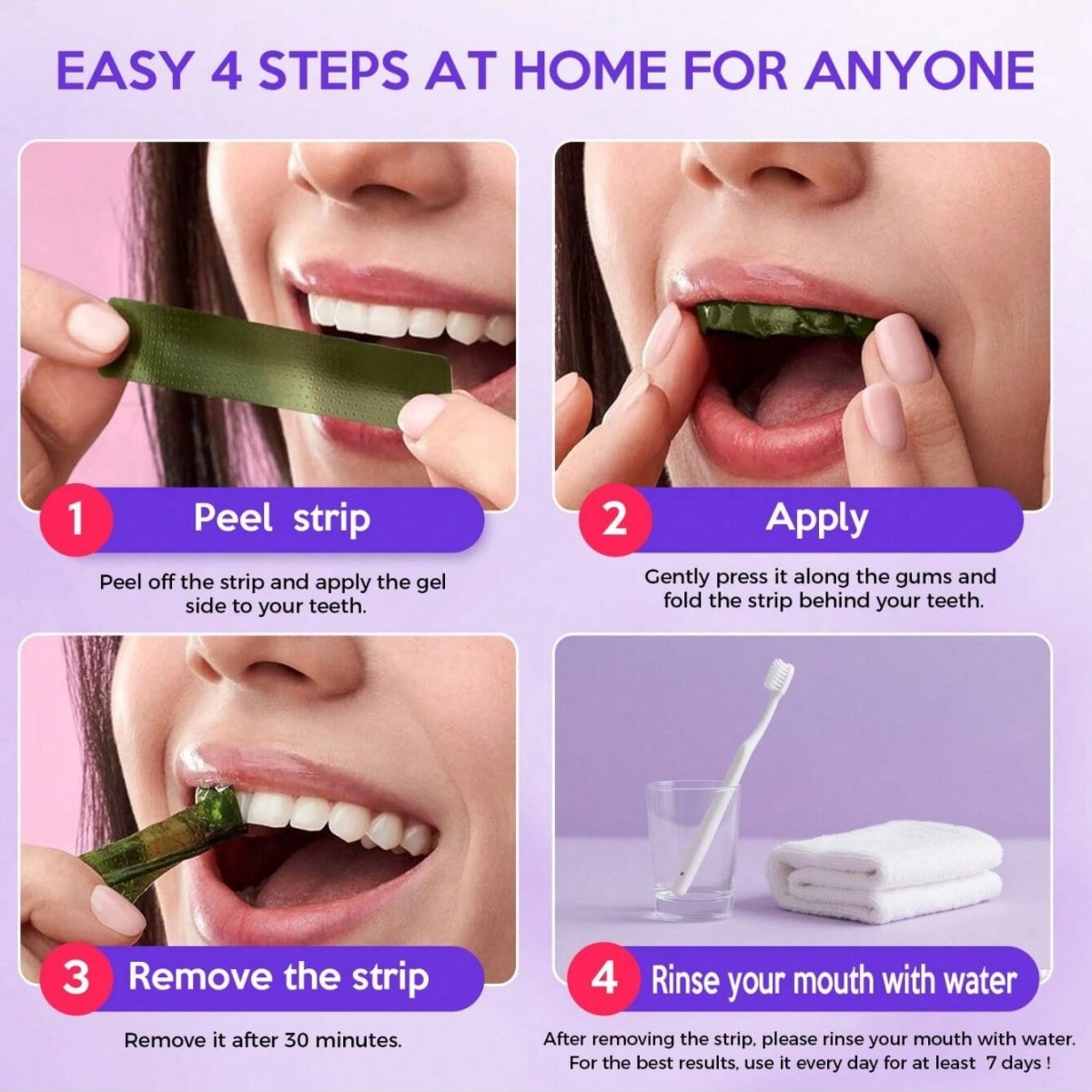 ดีลักซ์สติกเกอร์ฟอกสีฟัน 7/14/ - Teeth Whitening Ulta บทวิจารณ์และราคา