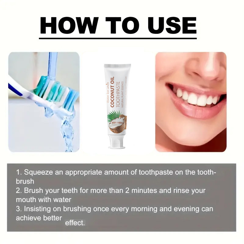 ยาสีฟันน้ำมันมะพร้าวไวท์เทนนิ่ - Teeth Whitening With Coconut Oil บทวิจารณ์และราคา