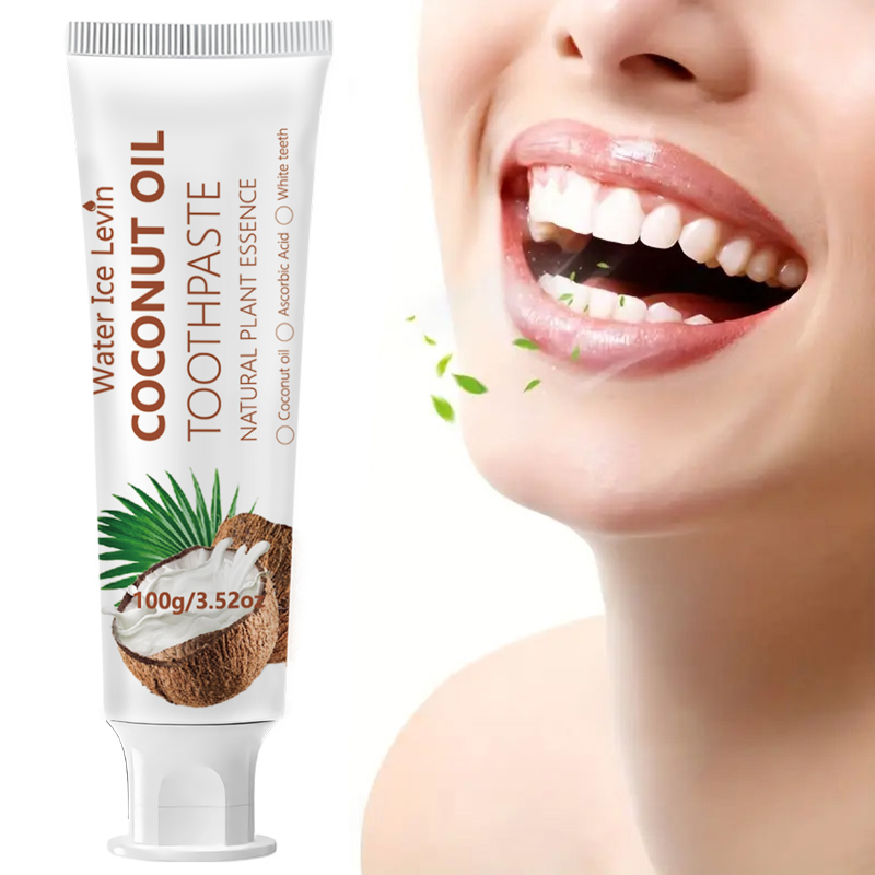 ยาสีฟันน้ำมันมะพร้าว 100 กรัม  - Teeth Whitening Naturally บทวิจารณ์และราคา